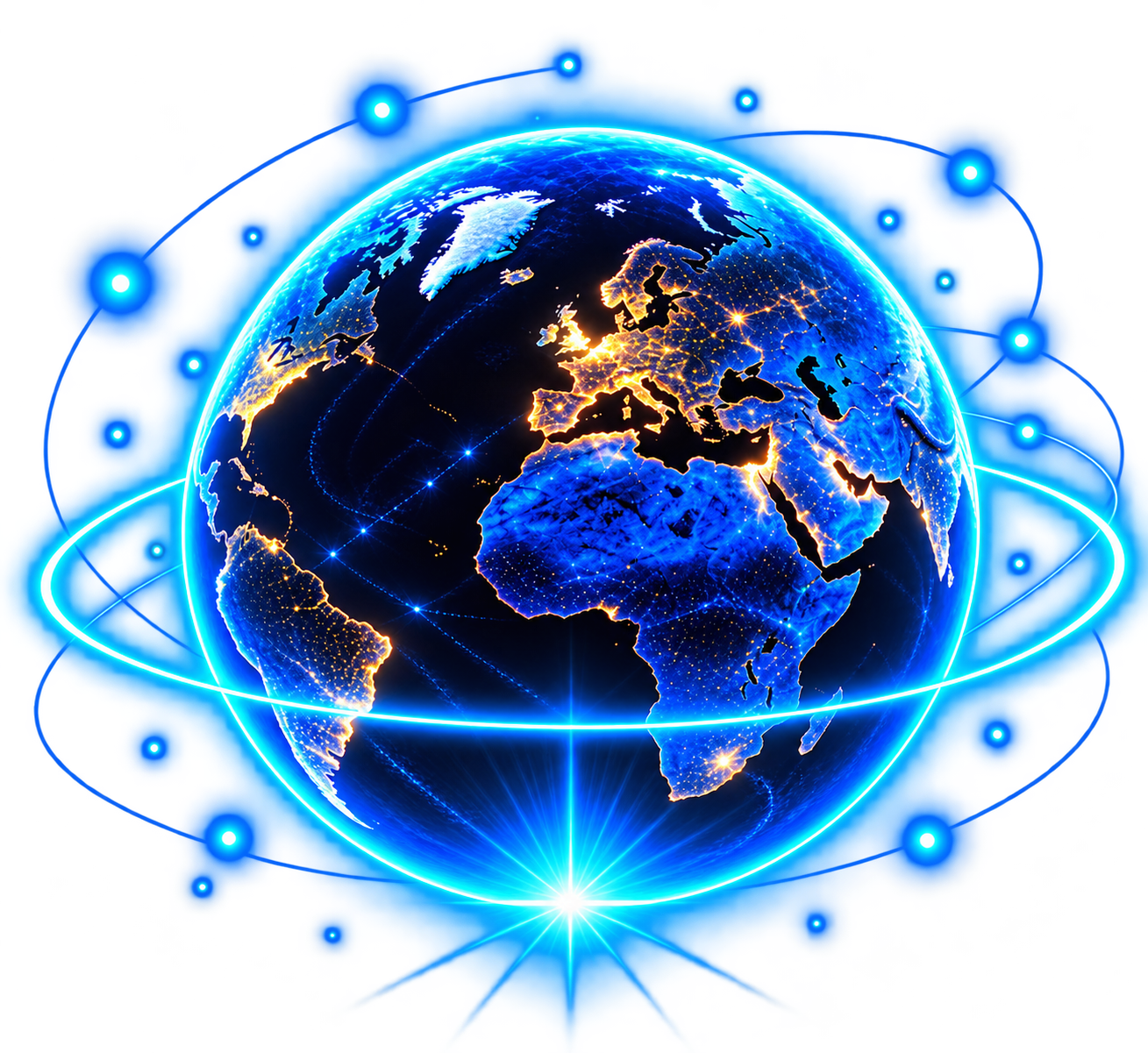WeLook globe connecting people around the world
